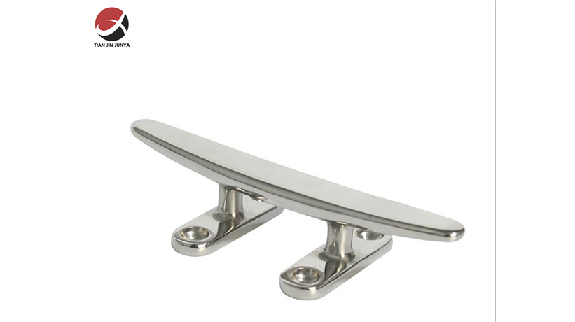 不鏽鋼(gāng)輕型扁羊角索(suo)栓-小快艇遊艇(tǐng)輪船鑄造